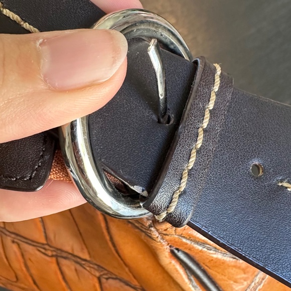 Women’s Hobo Vintage Faux Leather Crocodile Print Coldwater Creek Bag - Picture 5 of 7